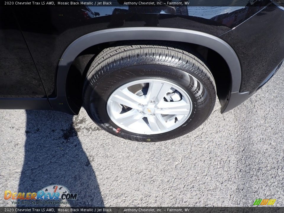 2020 Chevrolet Trax LS AWD Mosaic Black Metallic / Jet Black Photo #2