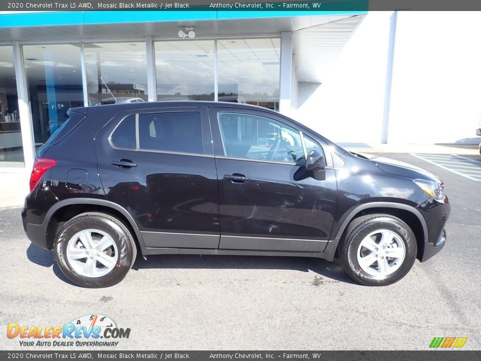 2020 Chevrolet Trax LS AWD Mosaic Black Metallic / Jet Black Photo #3