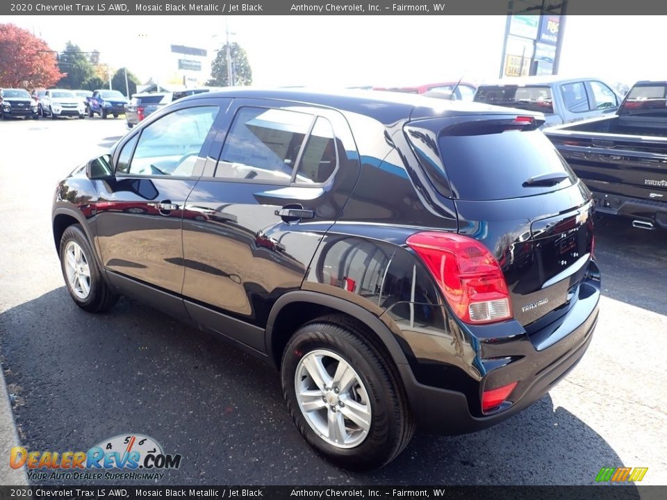 2020 Chevrolet Trax LS AWD Mosaic Black Metallic / Jet Black Photo #6