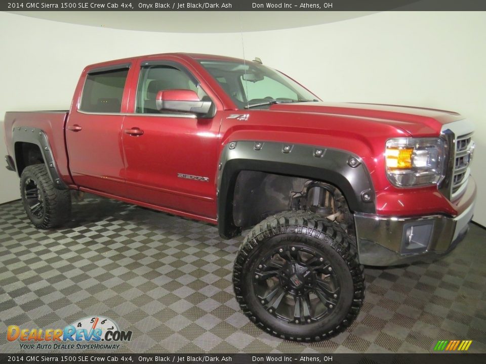 2014 GMC Sierra 1500 SLE Crew Cab 4x4 Onyx Black / Jet Black/Dark Ash Photo #2