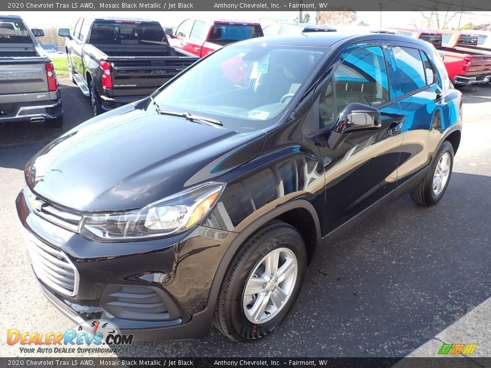 2020 Chevrolet Trax LS AWD Mosaic Black Metallic / Jet Black Photo #8