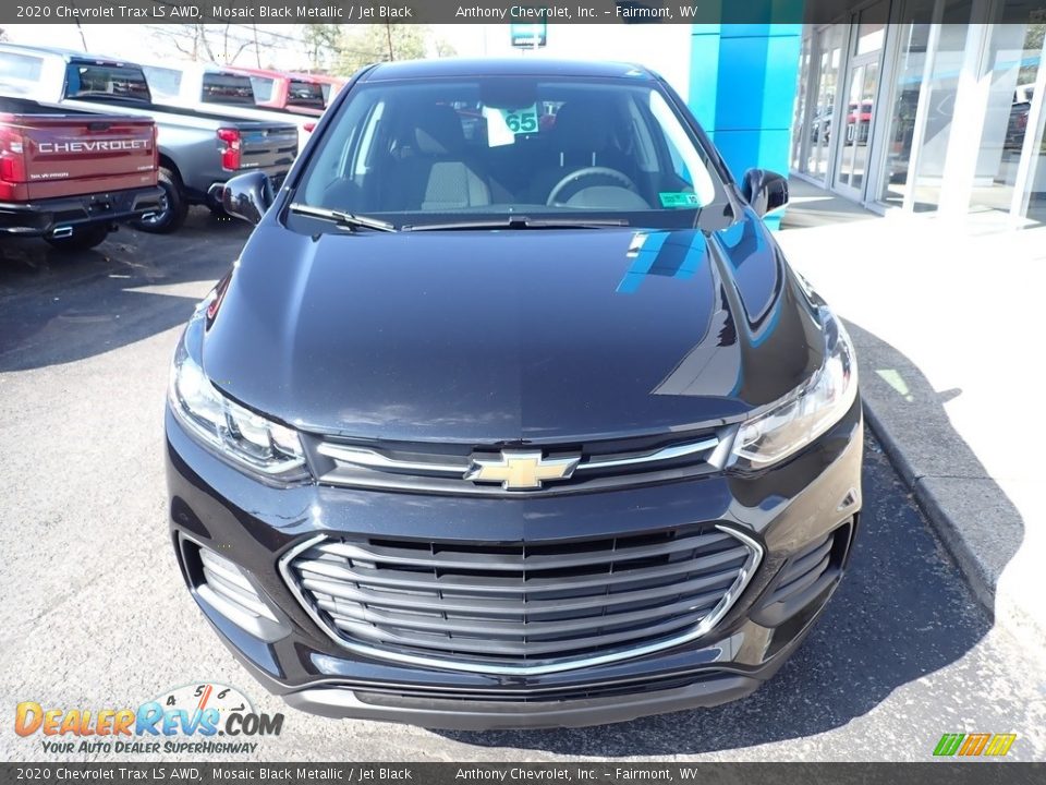 2020 Chevrolet Trax LS AWD Mosaic Black Metallic / Jet Black Photo #9