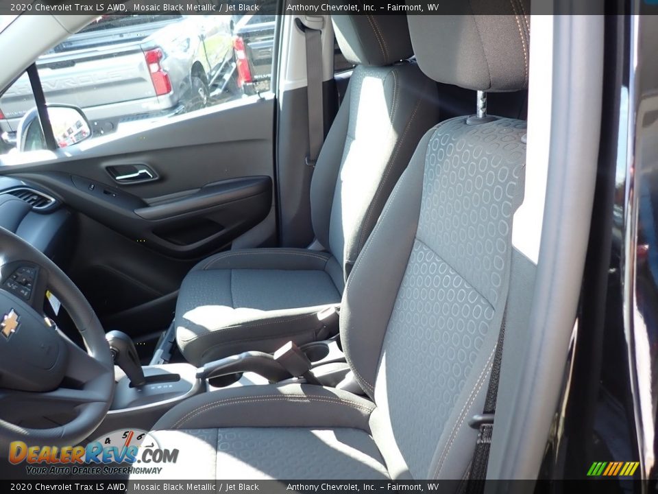 2020 Chevrolet Trax LS AWD Mosaic Black Metallic / Jet Black Photo #13