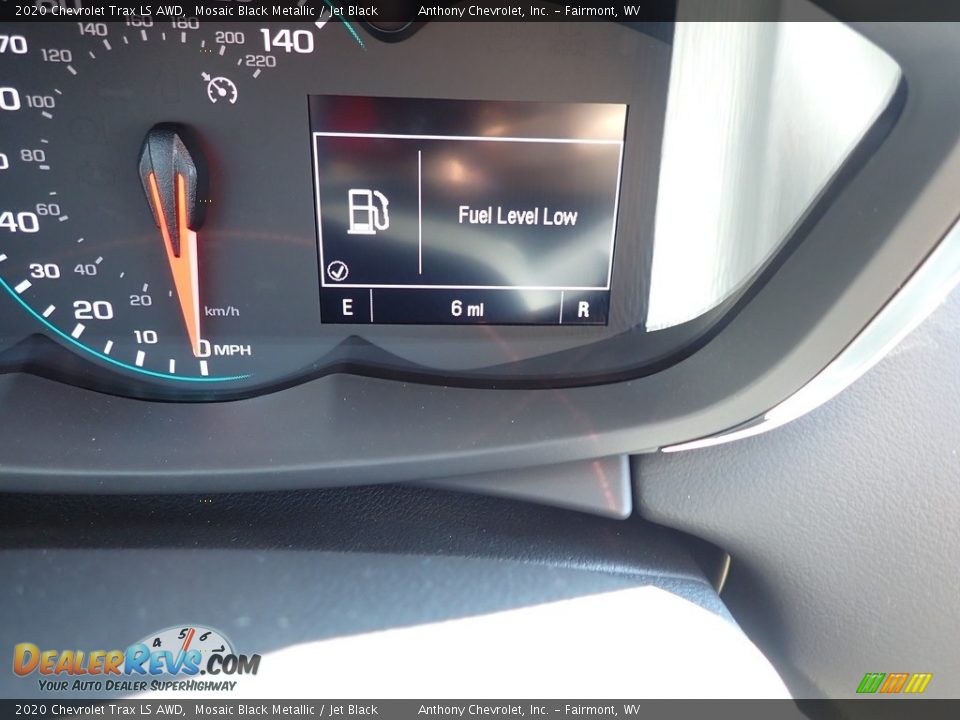 2020 Chevrolet Trax LS AWD Mosaic Black Metallic / Jet Black Photo #20