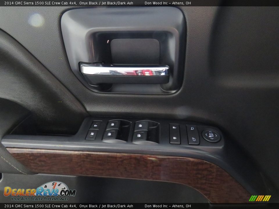 2014 GMC Sierra 1500 SLE Crew Cab 4x4 Onyx Black / Jet Black/Dark Ash Photo #32