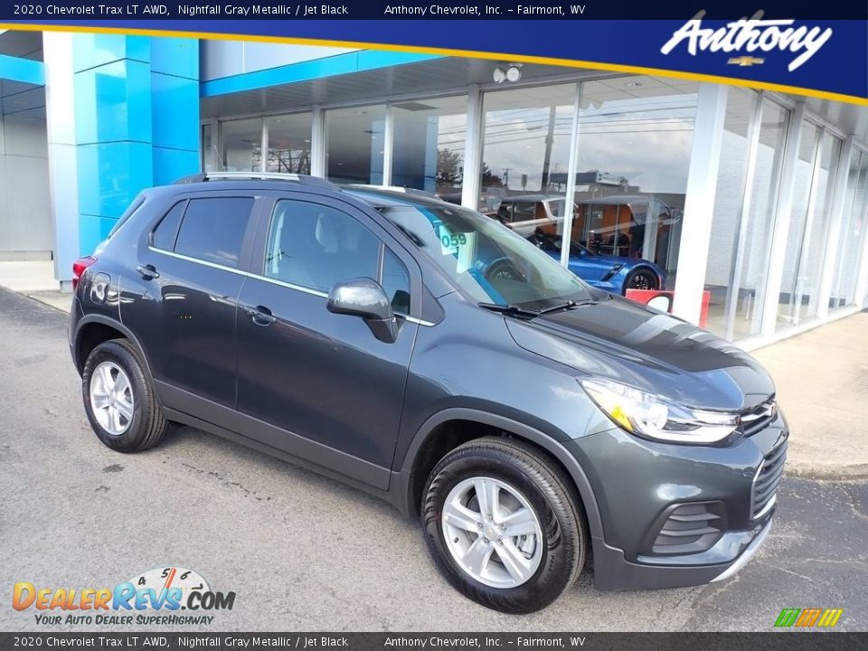 2020 Chevrolet Trax LT AWD Nightfall Gray Metallic / Jet Black Photo #1