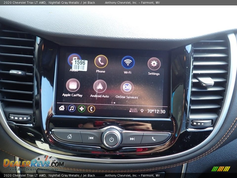 2020 Chevrolet Trax LT AWD Nightfall Gray Metallic / Jet Black Photo #16