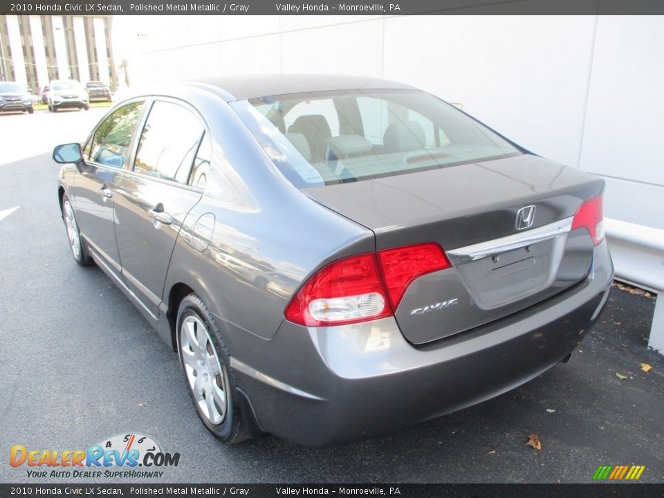 2010 Honda Civic LX Sedan Polished Metal Metallic / Gray Photo #3