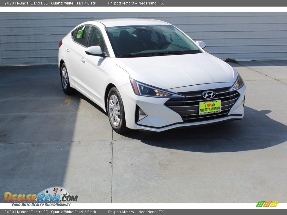 2020 Hyundai Elantra SE Quartz White Pearl / Black Photo #2