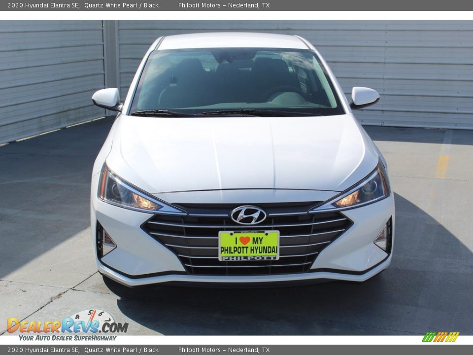 2020 Hyundai Elantra SE Quartz White Pearl / Black Photo #3