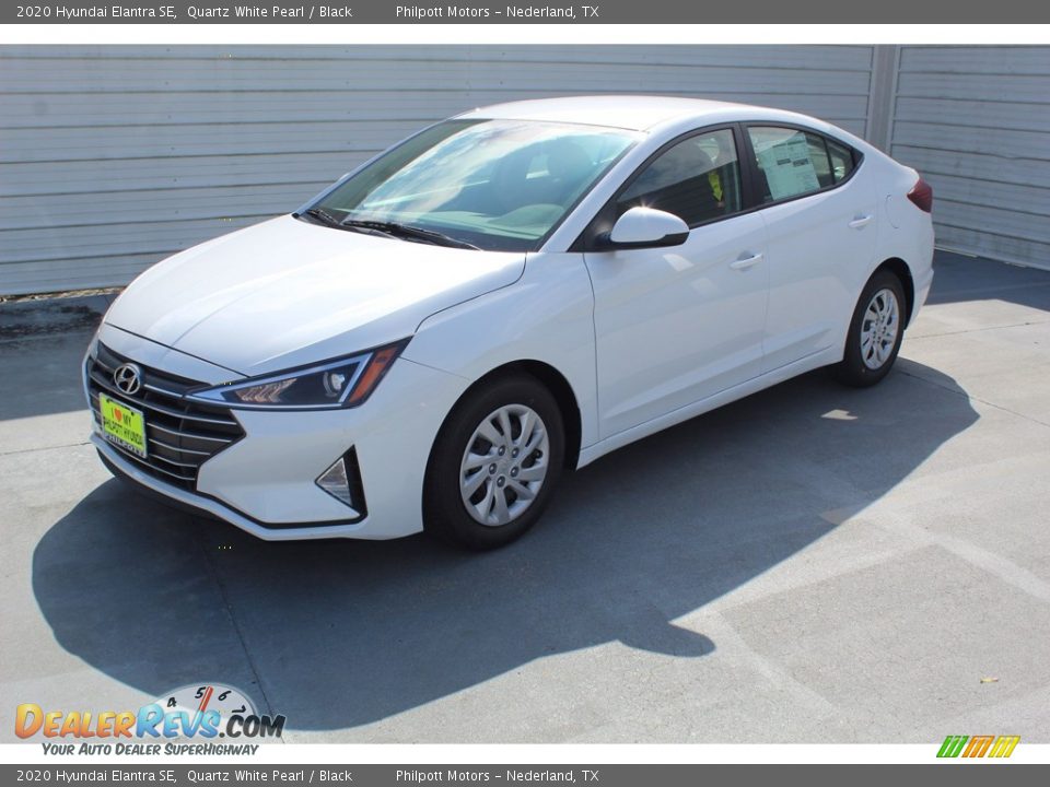 2020 Hyundai Elantra SE Quartz White Pearl / Black Photo #4