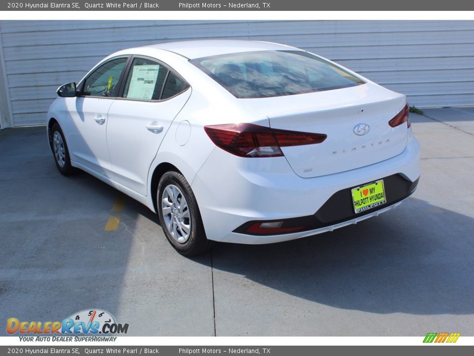 2020 Hyundai Elantra SE Quartz White Pearl / Black Photo #6