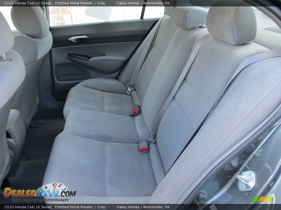 2010 Honda Civic LX Sedan Polished Metal Metallic / Gray Photo #12