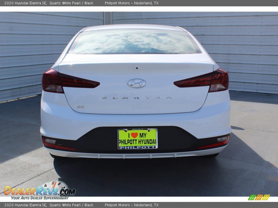 2020 Hyundai Elantra SE Quartz White Pearl / Black Photo #7