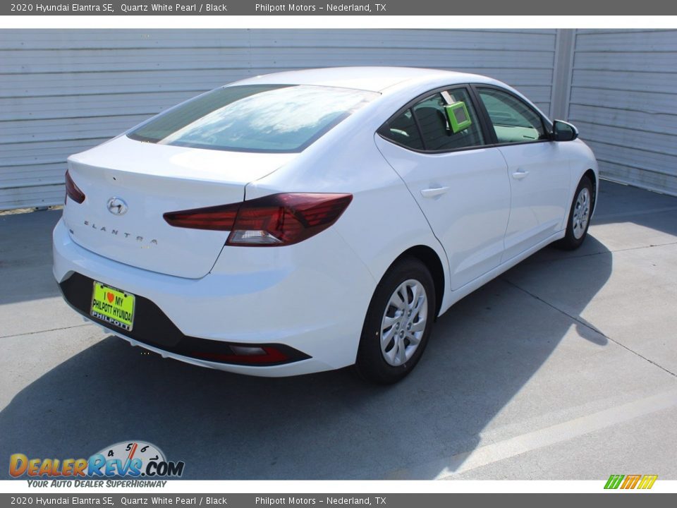 2020 Hyundai Elantra SE Quartz White Pearl / Black Photo #8