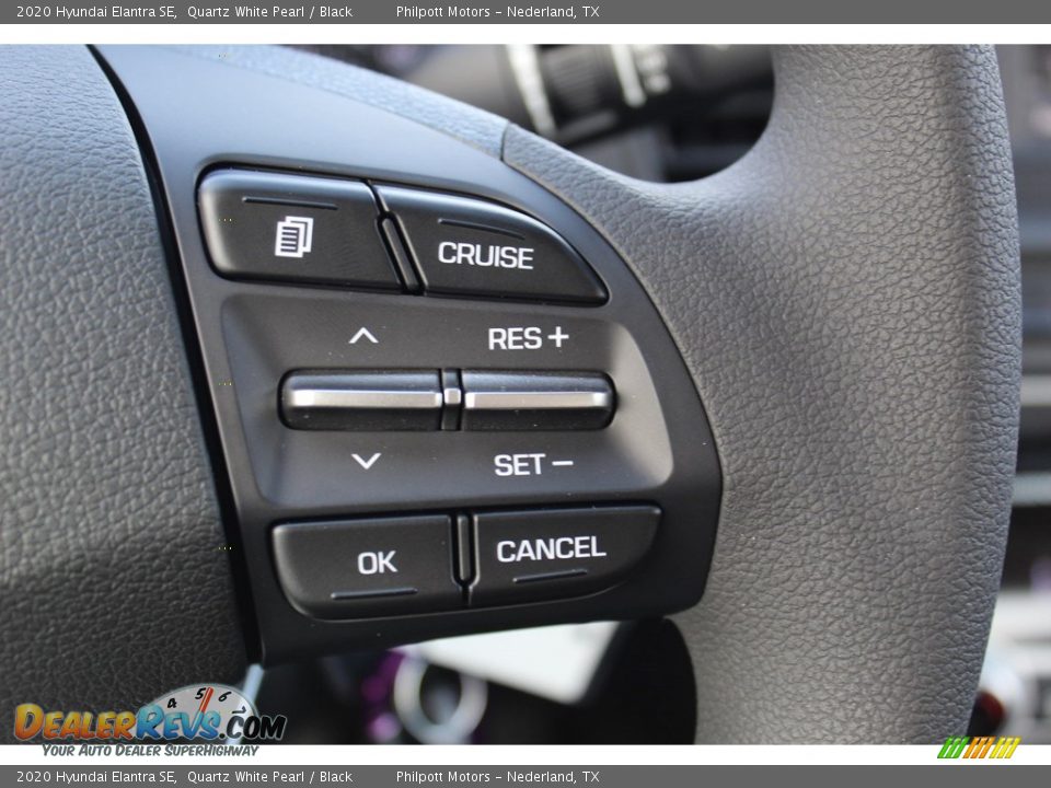 2020 Hyundai Elantra SE Quartz White Pearl / Black Photo #12