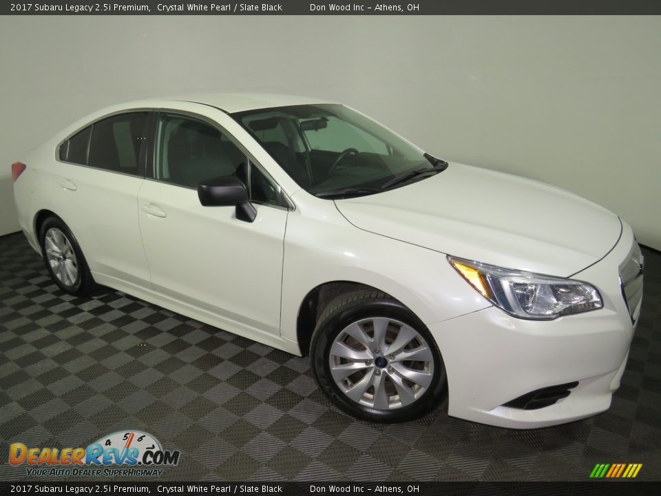 2017 Subaru Legacy 2.5i Premium Crystal White Pearl / Slate Black Photo #2