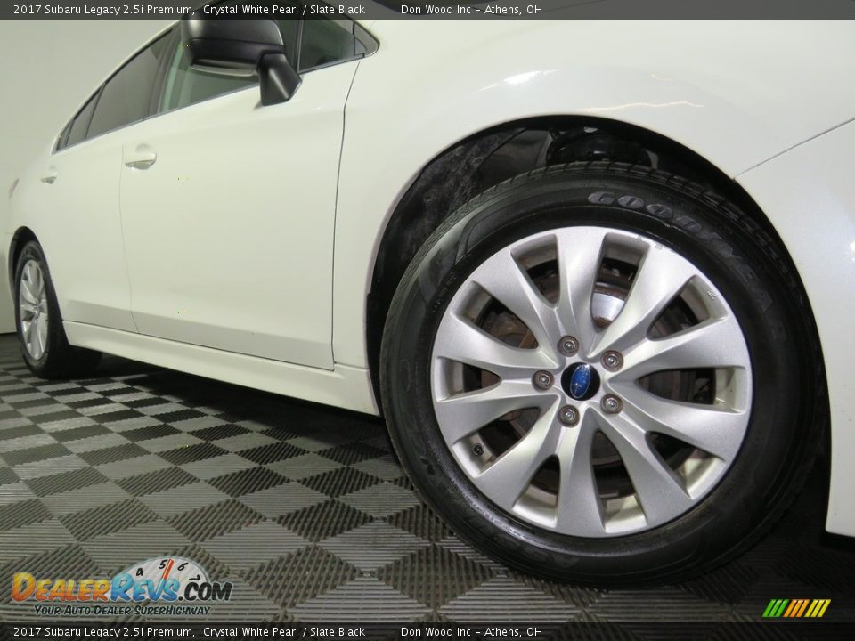 2017 Subaru Legacy 2.5i Premium Crystal White Pearl / Slate Black Photo #3