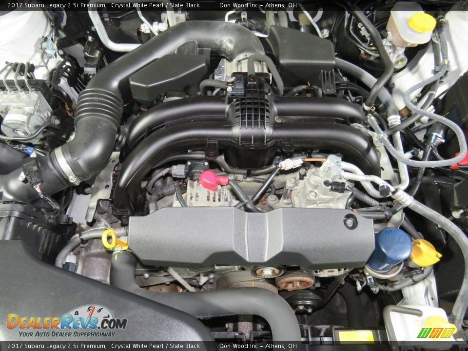 2017 Subaru Legacy 2.5i Premium Crystal White Pearl / Slate Black Photo #6