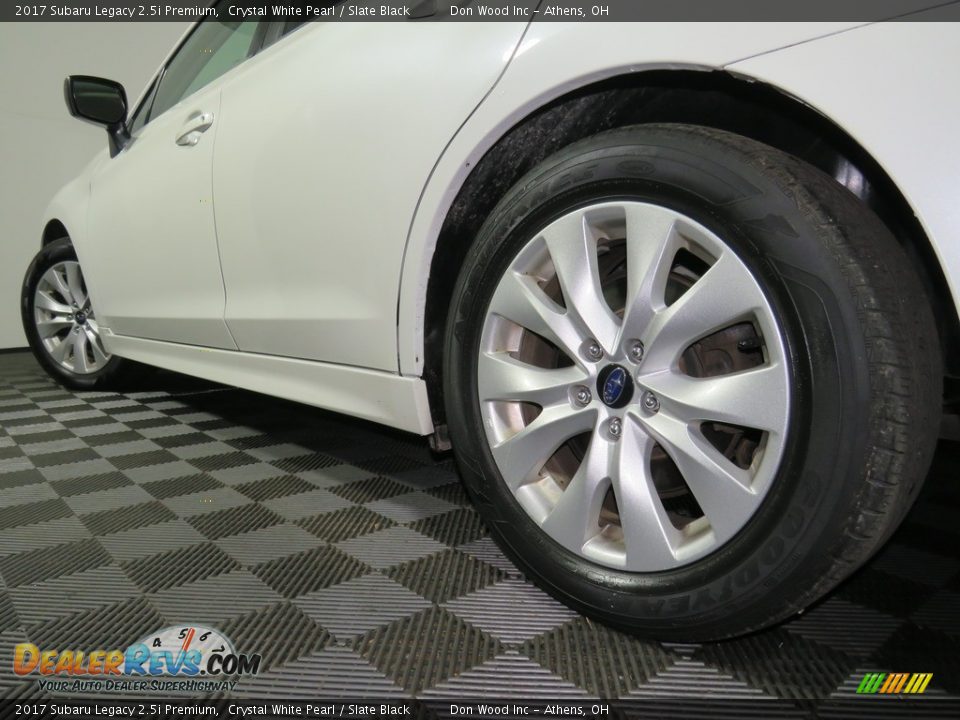 2017 Subaru Legacy 2.5i Premium Crystal White Pearl / Slate Black Photo #10