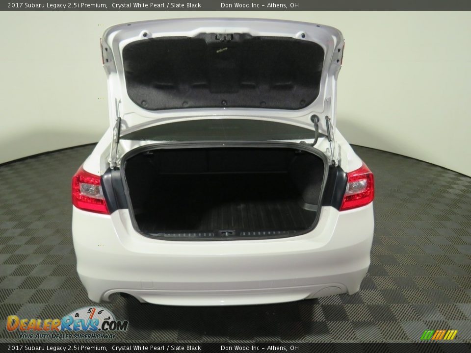 2017 Subaru Legacy 2.5i Premium Crystal White Pearl / Slate Black Photo #12