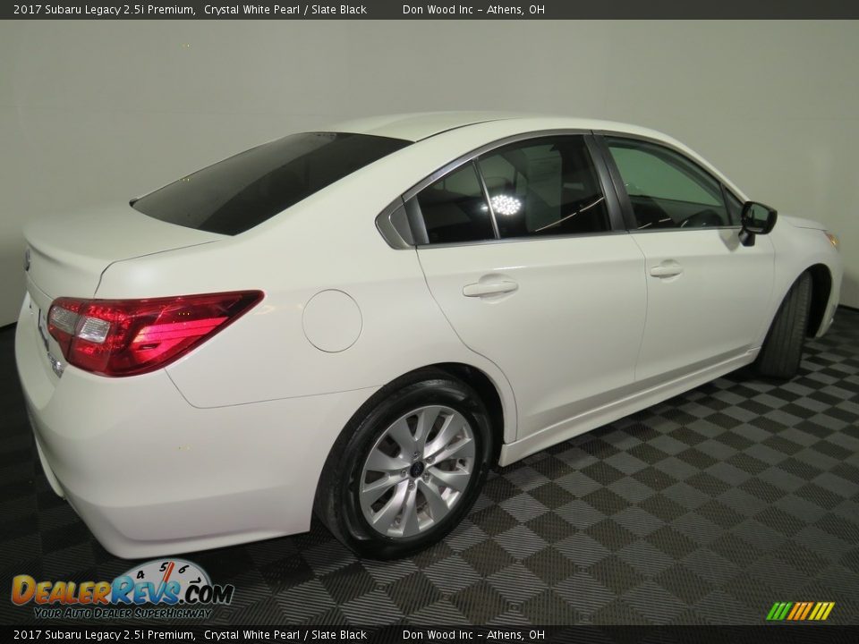 2017 Subaru Legacy 2.5i Premium Crystal White Pearl / Slate Black Photo #14