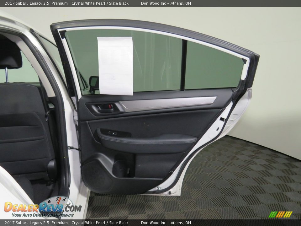 2017 Subaru Legacy 2.5i Premium Crystal White Pearl / Slate Black Photo #22