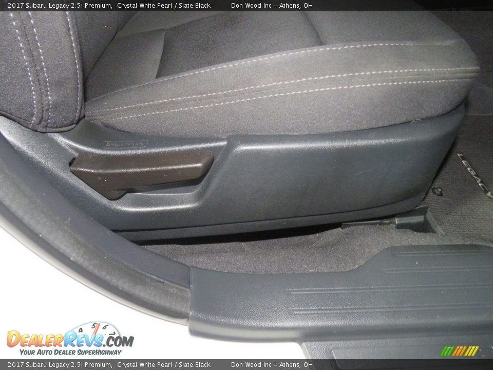 2017 Subaru Legacy 2.5i Premium Crystal White Pearl / Slate Black Photo #25