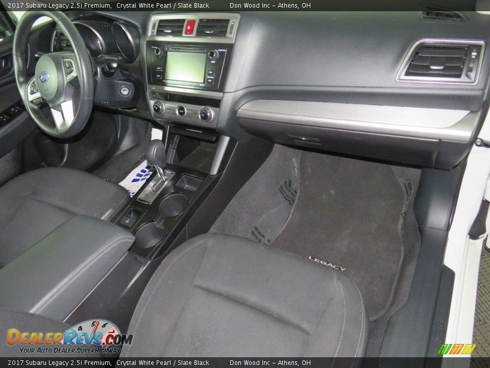 2017 Subaru Legacy 2.5i Premium Crystal White Pearl / Slate Black Photo #26