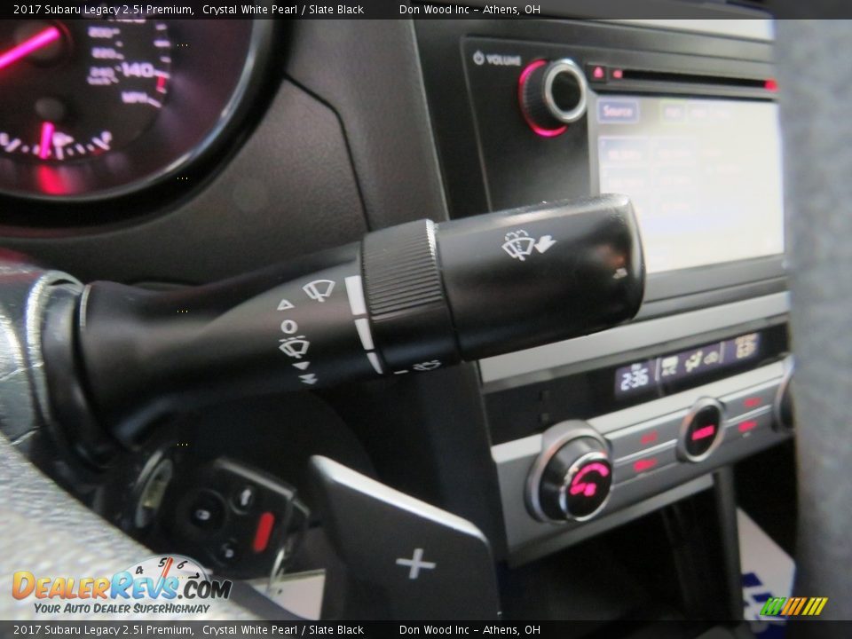2017 Subaru Legacy 2.5i Premium Crystal White Pearl / Slate Black Photo #30