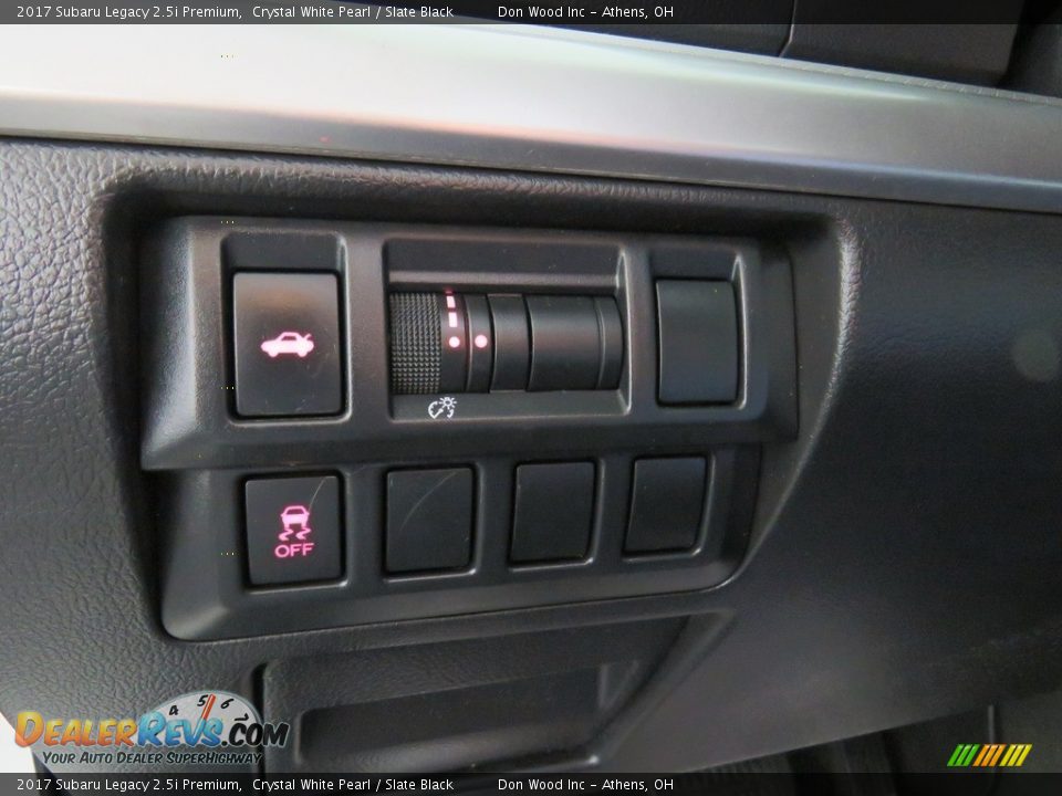 2017 Subaru Legacy 2.5i Premium Crystal White Pearl / Slate Black Photo #34