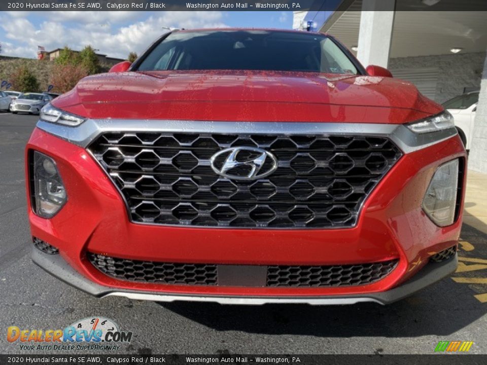 2020 Hyundai Santa Fe SE AWD Calypso Red / Black Photo #8