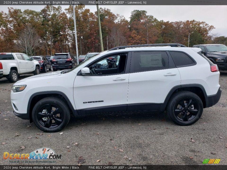 Bright White 2020 Jeep Cherokee Altitude 4x4 Photo #3