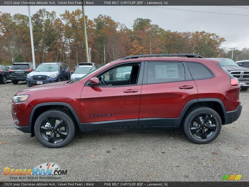 Velvet Red Pearl 2020 Jeep Cherokee Altitude 4x4 Photo #3