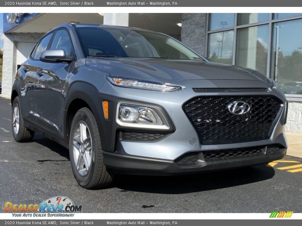 2020 Hyundai Kona SE AWD Sonic Silver / Black Photo #1