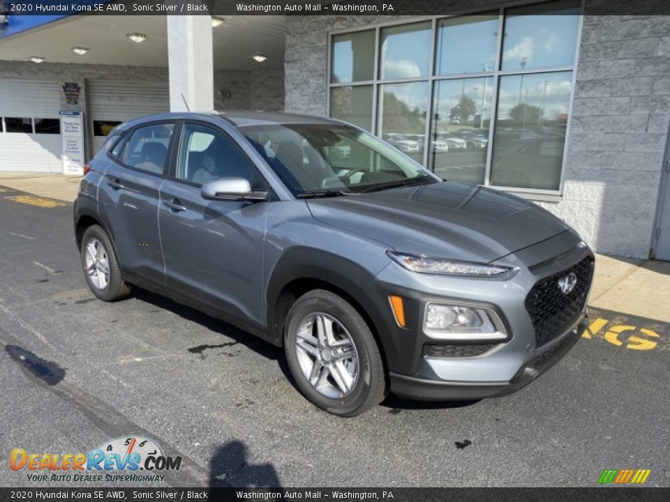 2020 Hyundai Kona SE AWD Sonic Silver / Black Photo #2