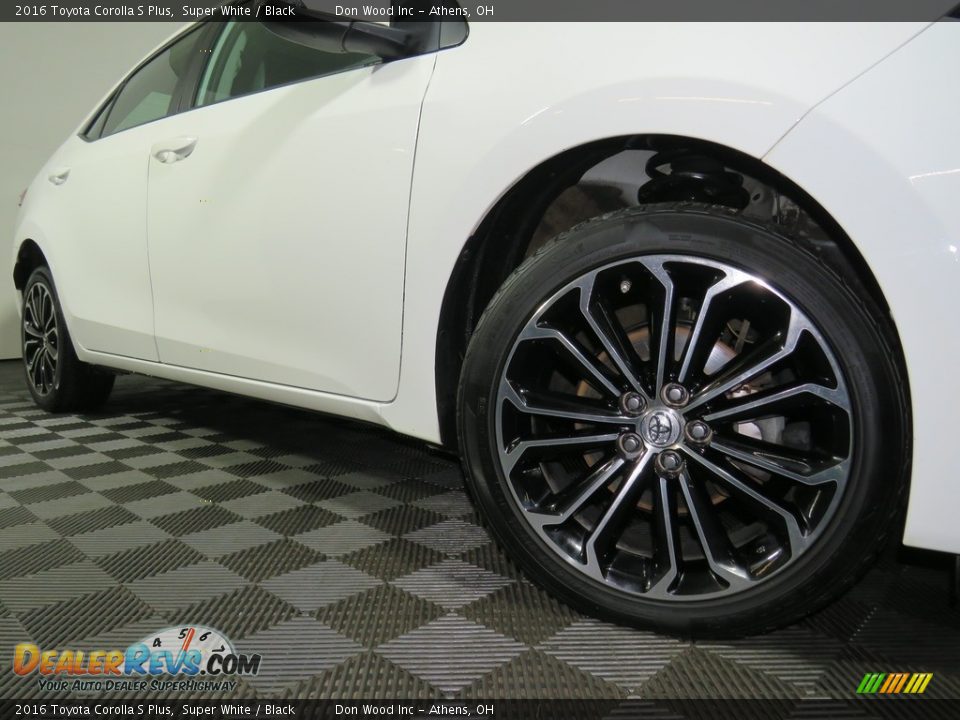 2016 Toyota Corolla S Plus Super White / Black Photo #3