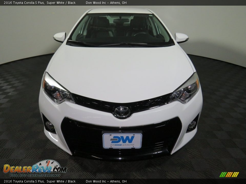 2016 Toyota Corolla S Plus Super White / Black Photo #4