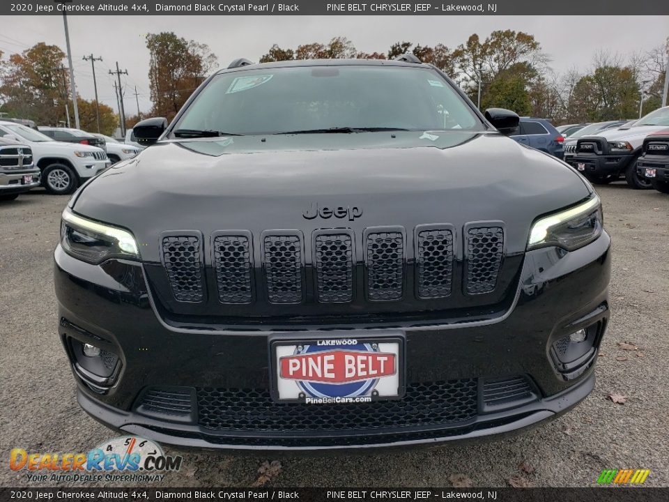2020 Jeep Cherokee Altitude 4x4 Diamond Black Crystal Pearl / Black Photo #2