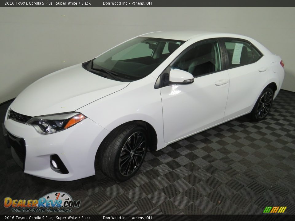2016 Toyota Corolla S Plus Super White / Black Photo #7