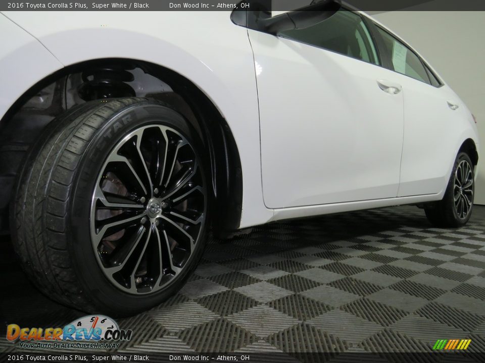 2016 Toyota Corolla S Plus Super White / Black Photo #8