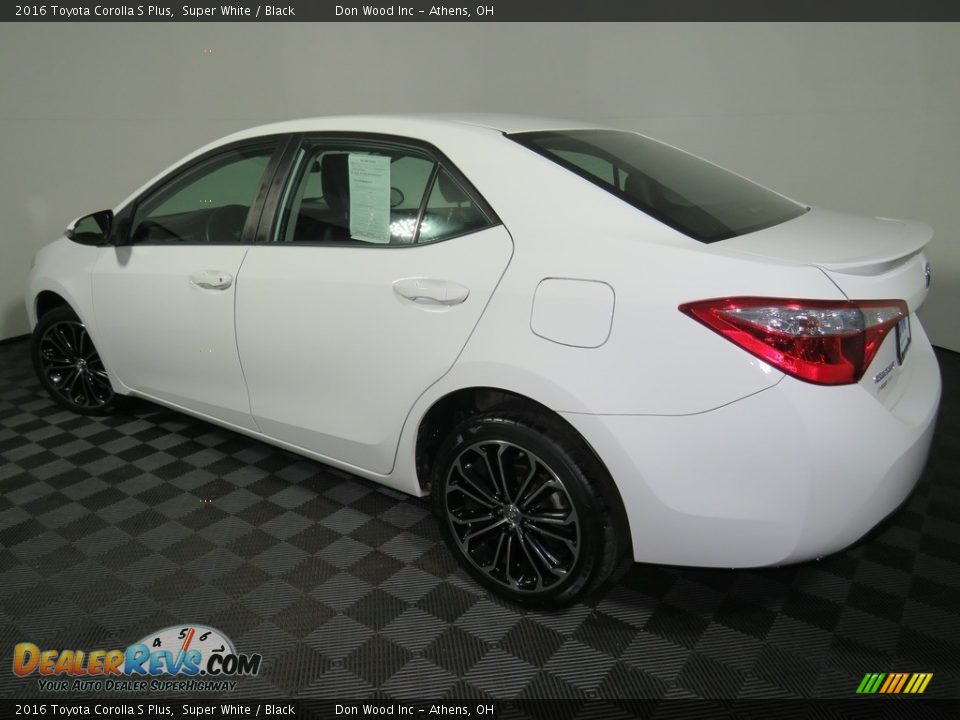 2016 Toyota Corolla S Plus Super White / Black Photo #9