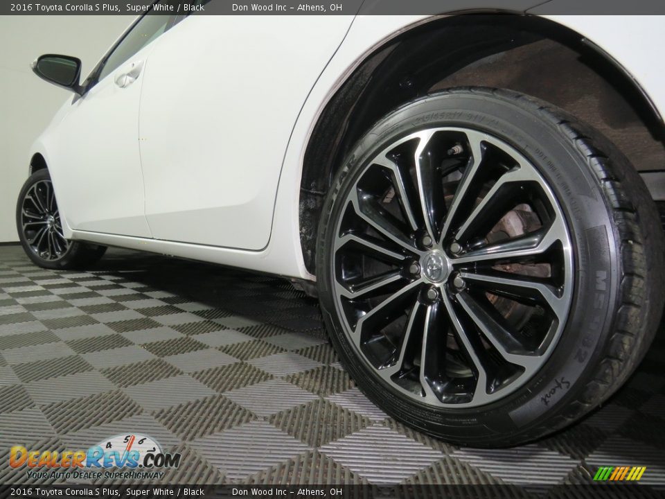 2016 Toyota Corolla S Plus Super White / Black Photo #10