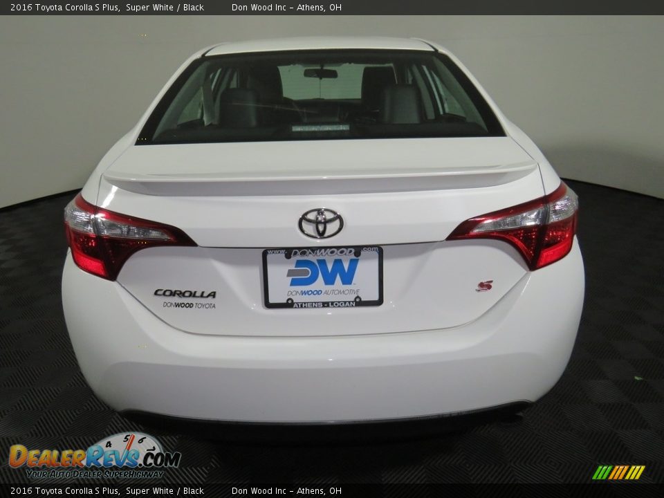 2016 Toyota Corolla S Plus Super White / Black Photo #11