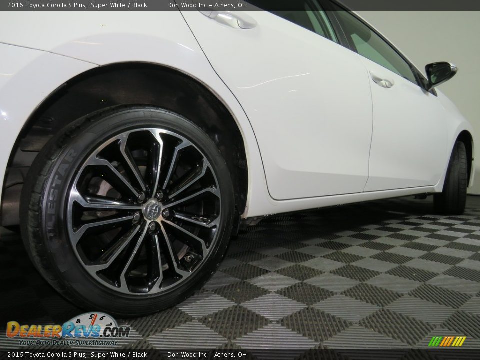 2016 Toyota Corolla S Plus Super White / Black Photo #16