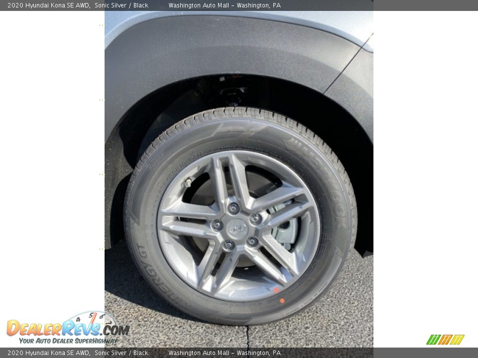 2020 Hyundai Kona SE AWD Sonic Silver / Black Photo #30