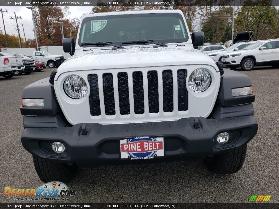 2020 Jeep Gladiator Sport 4x4 Bright White / Black Photo #2