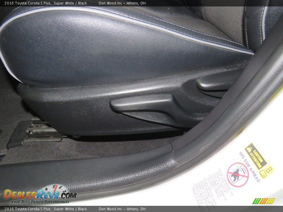 2016 Toyota Corolla S Plus Super White / Black Photo #18