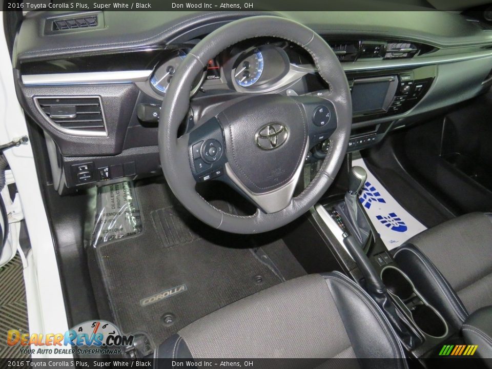 2016 Toyota Corolla S Plus Super White / Black Photo #19