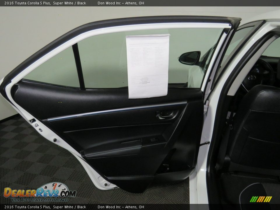 2016 Toyota Corolla S Plus Super White / Black Photo #21